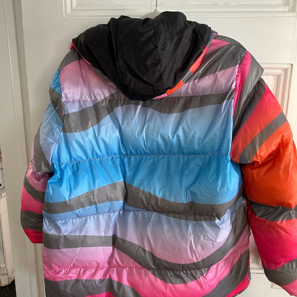 Reason Multicolor Striped Puffer Jacket - image 3